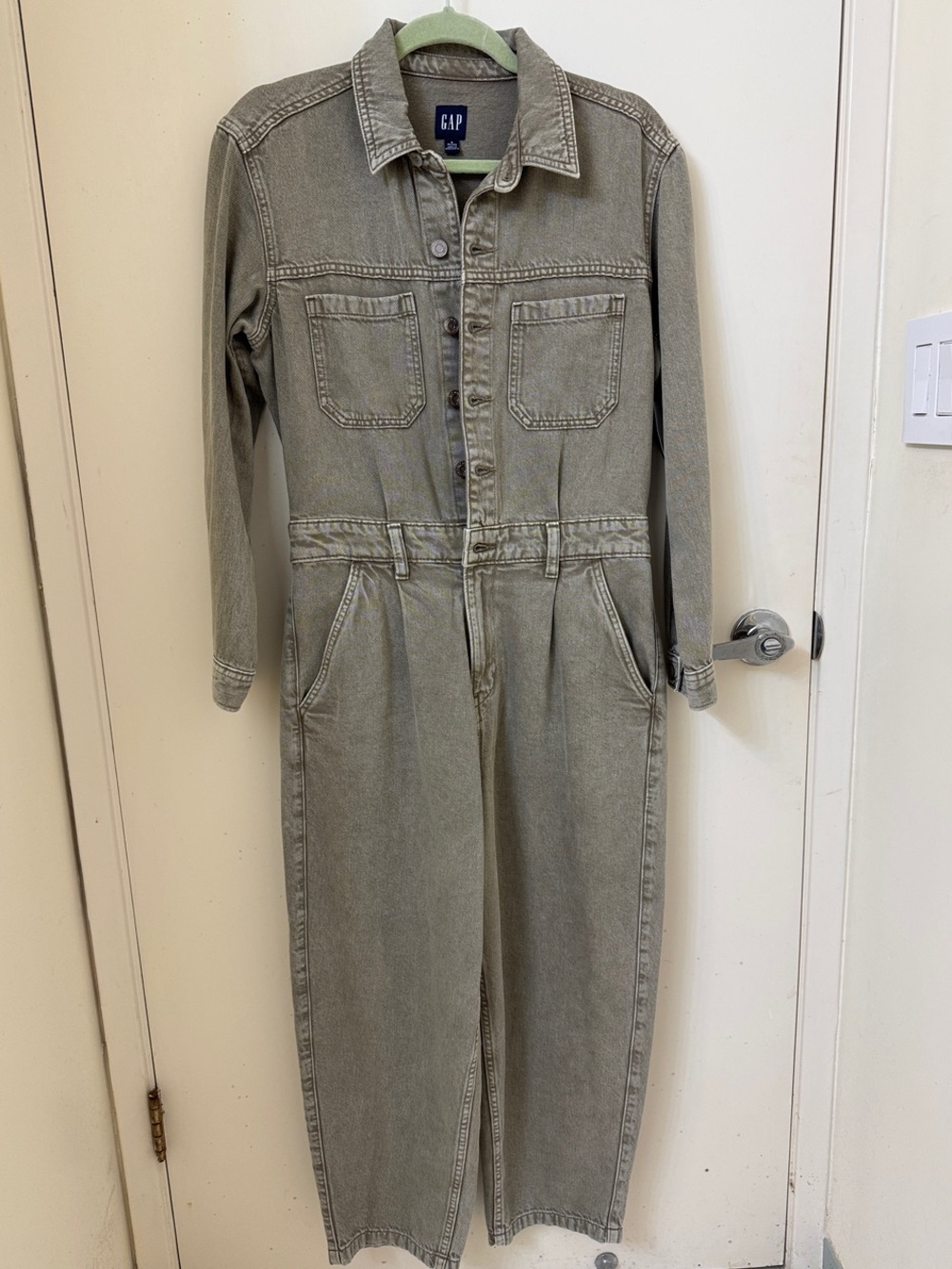 GAP Button-Front Utility Jumpsuit NWT